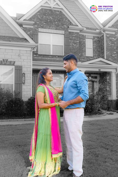 Jagadeesh + Tejaswi Engagement Photo