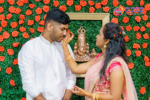 Jagadeesh + Tejaswi Engagement Photo