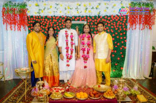 Jagadeesh + Tejaswi Engagement Photo