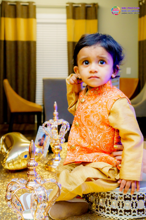 Ibhan First Birthday Photo