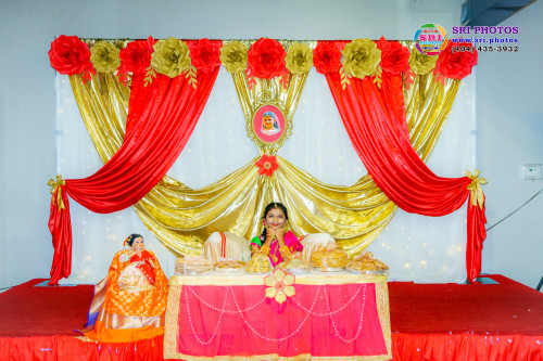 Asritha Half Saree Photo