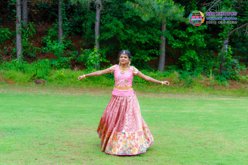 Rishitha Half-Saree Photo