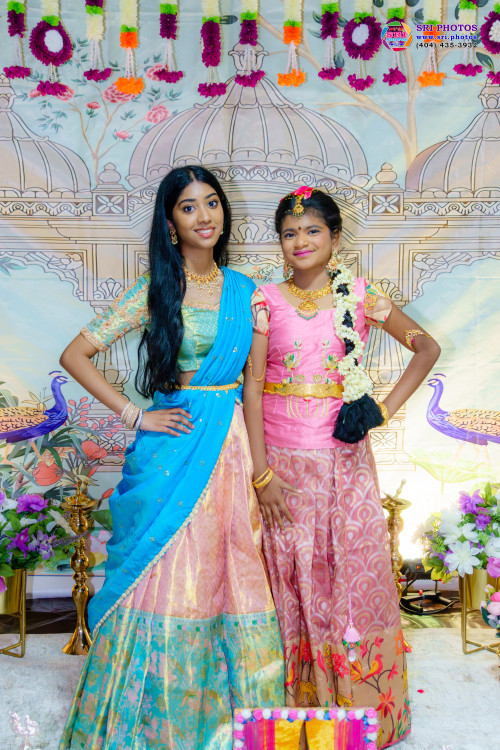 Rishitha Half-Saree Photo