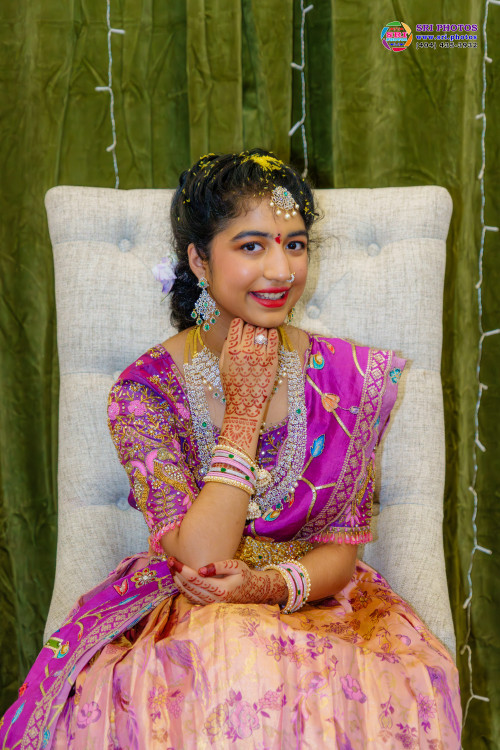 Sloka Half-Saree Photo